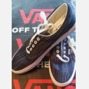 Vans Men's 13 Era Suiting Dress Blues White Canvas Skate Shoes
